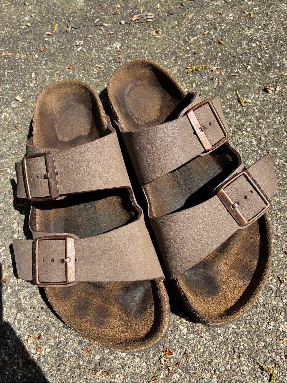 Birkenstock | Womens Brown Slide Sandals